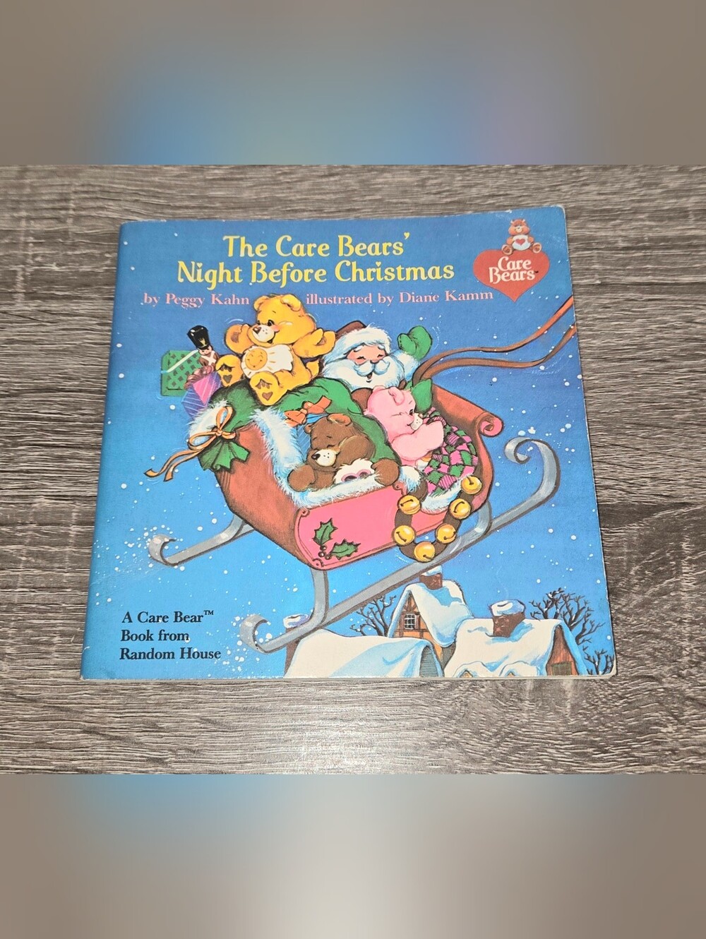 Care Bears Paperback Vintage Book From 1985 "The Night Before Christmas" SEE PIC